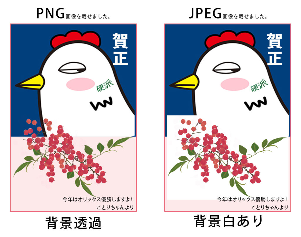 初心者さん向け Jpeg Jpg とpngの違い ことりアワー