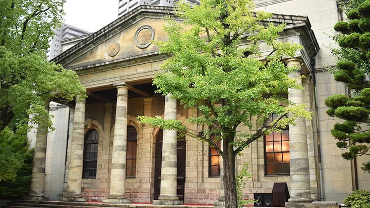 Kyu-Sakuranomiya Kokaido historic building in Osaka, Japan